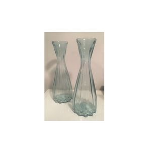 Green Tinted Glass Vase